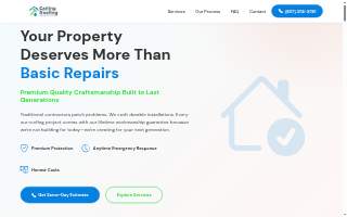 Carling Roofing website