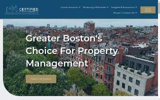 Certified Property Management website