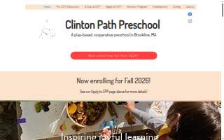 Clinton Path Preschool website