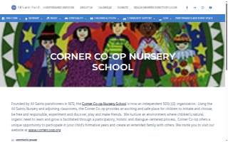Corner Co-op Nursery School website