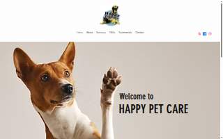 Happy Pet Care website