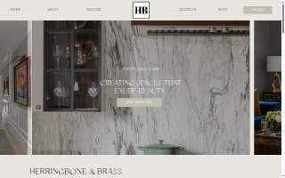 Herringbone & Brass website
