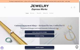 Jewelry Express Works website