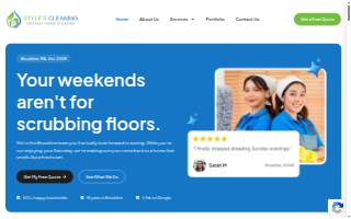 Style's Cleaning Service website