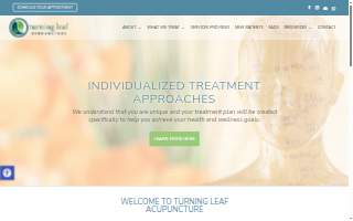 Turning Leaf Acupuncture (Brookline) website