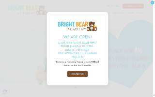 Bright Bear Academy website