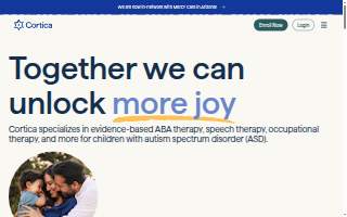 Cortica Burlington website