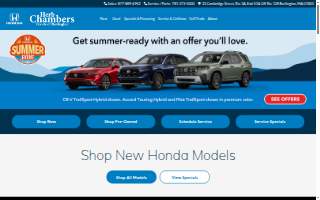 Herb Chambers Honda of Burlington website