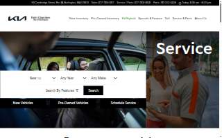 Herb Chambers Kia of Burlington website
