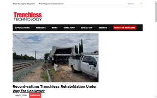 Trenchless Sewer Repair, LLC website