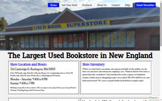 Used Book Superstore website