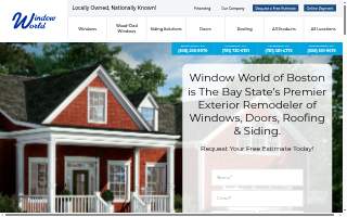 Window World of Boston website