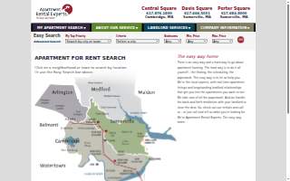 Apartment Rental Experts of Cambridge website