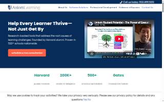 Axiom Learning of Cambridge website