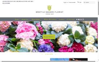 Brattle Square Florist website