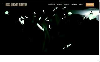 Disc Jockey Boston website