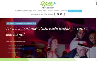 Hello Photo Booth Rental website