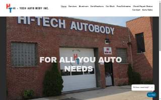 Hi-Tech Auto Body Inc website