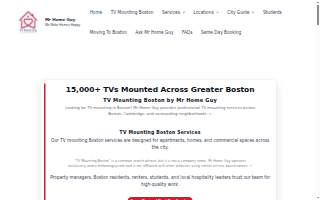 Mr Home Guy website