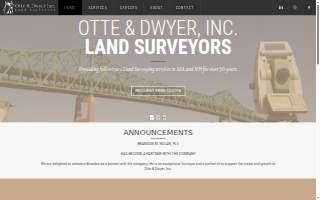 Otte & Dwyer Inc. Land Surveyors of Cambridge website