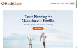 RackiLaw, LLC website