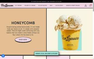 Van Leeuwen Ice Cream of Cambridge website