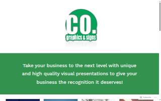 Co Graphics & Signs of Canton website
