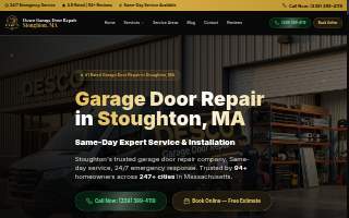 Desco Garage Door Repair website