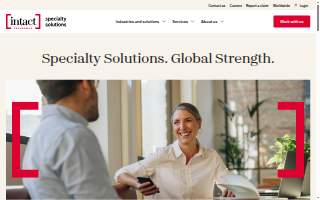 Intact Insurance Specialty Solutions website