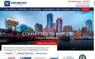 Neumann Law Group of Canton website