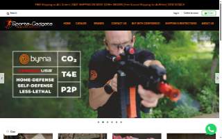 Sports and Gadgets website