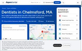 Aspen Dental - Chelmsford website