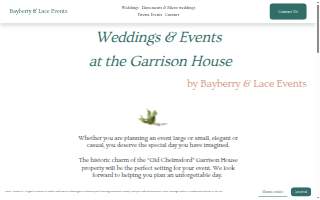 Bayberry & Lace Events website