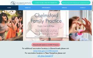 Chelmsford Family Practice website