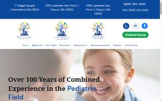 Chelmsford Pediatrics website