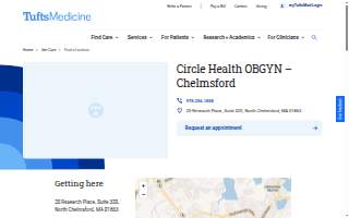 Circle Health OBGYN – Chelmsford website