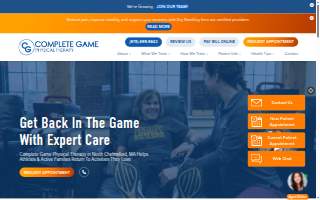 Complete Game Physical Therapy website