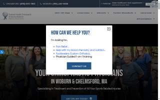Evolved Health Chiropractic & Sports Medicine website