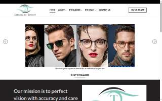 Eyewear by Tiffany website