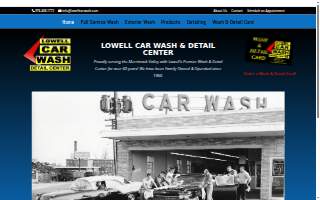 Lowell Car Wash & Detail Center of Chelmsford website