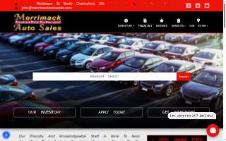 Merrimack Auto Sales of Chelmsford website
