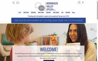 Merrimack Valley Speech of Chelmsford website