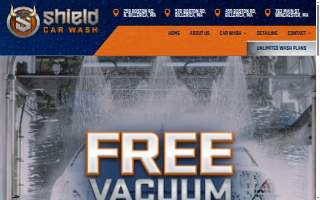 Shield System Touchless and Self Service Car Wash website