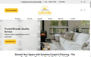 Sunshine Carpet & Flooring website