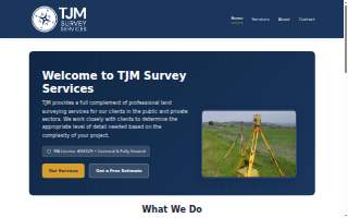 TJM Survey Services of Chelmsford website