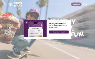 BoostBerry Acai & Smoothies website