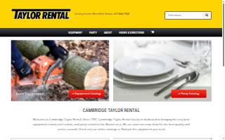 Cambridge Taylor Rental website