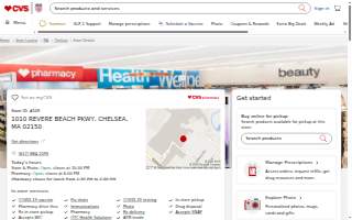 CVS of Chelsea website