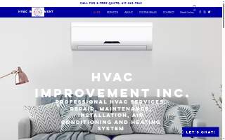 HVAC Improvement INC website