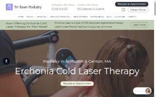 Tri-Town Podiatry of Chelsea website